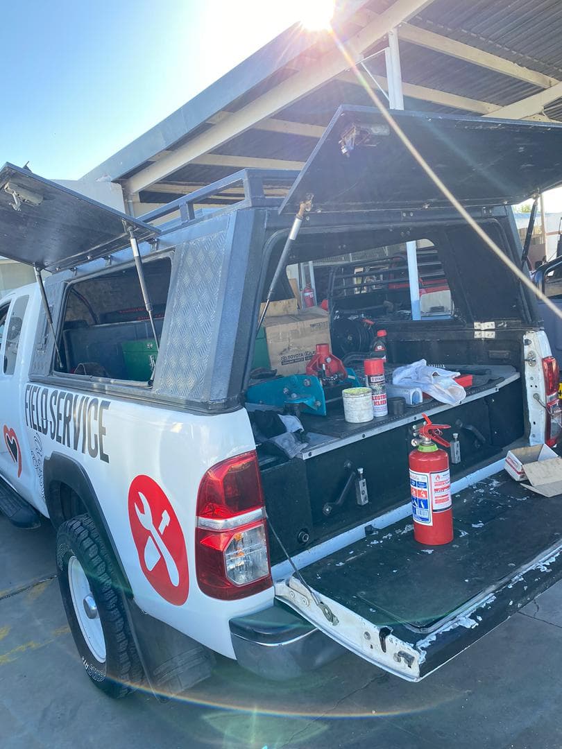 Fire extinguisher installation at a commercial property